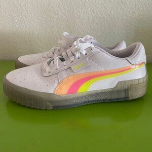 Puma Gum Women with Neon Details Size US 9